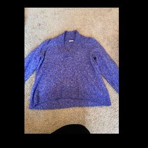 purple long sleeve sweater